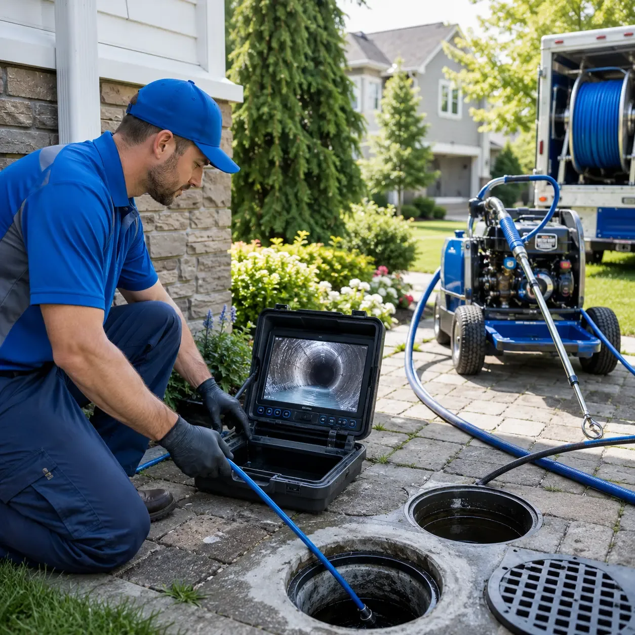 Outdoor drain cleaning professionals serving Manchester, PA